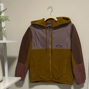 Patagonia Women’s Microdini Multicolor Hooded Fleece Hoody